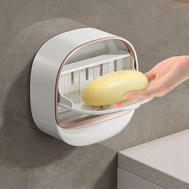 Luxury Wall Mounted Soap Holder with Drainage Tray
