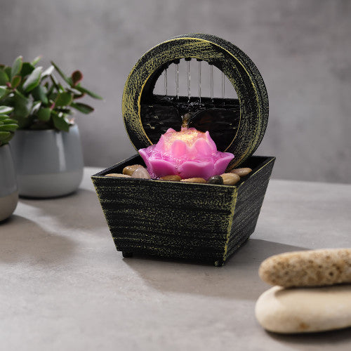 USB LED Water Fountain – Calm & Aesthetic Decor.