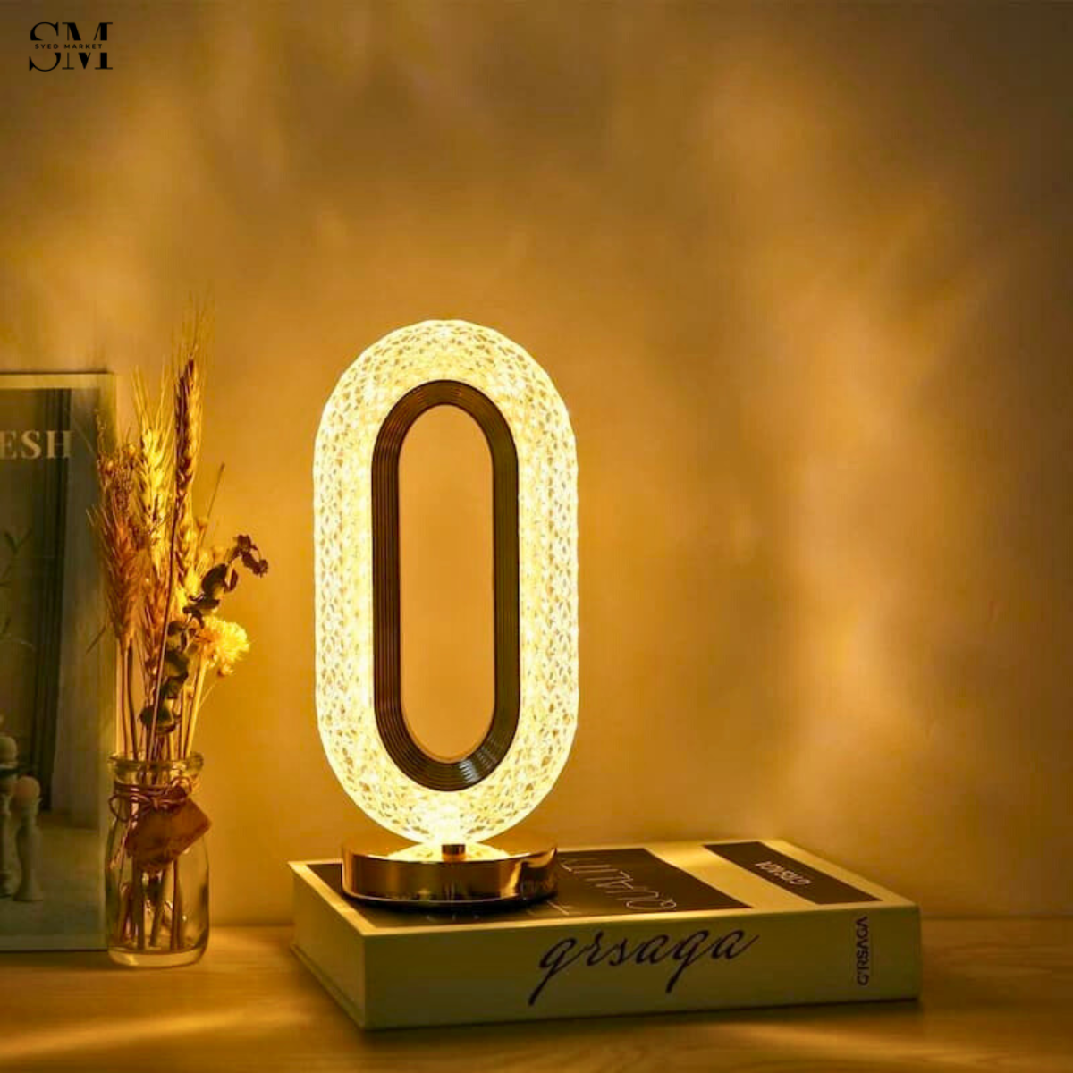 MODERN CRYSTAL TABLE LAMP