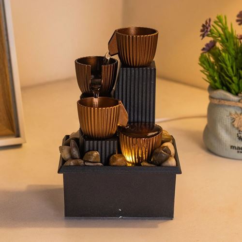 USB LED Water Fountain – Calm & Aesthetic Decor.