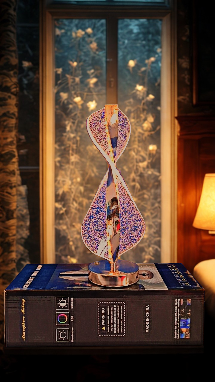 Aura Curve Modern Chargable LED Table Lamp