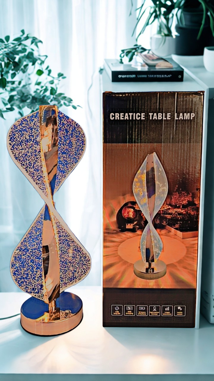 Aura Curve Modern Chargable LED Table Lamp